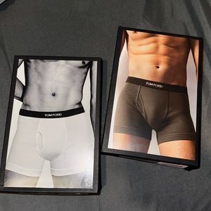 TOM FORD boxer briefs in dark brown & grey melange combo 2 for 1 deal !